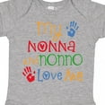 thumbnail image 4 of Inktastic My Nonna and Nonno Love Me Grandchild Boys or Girls Baby Bodysuit, 4 of 5