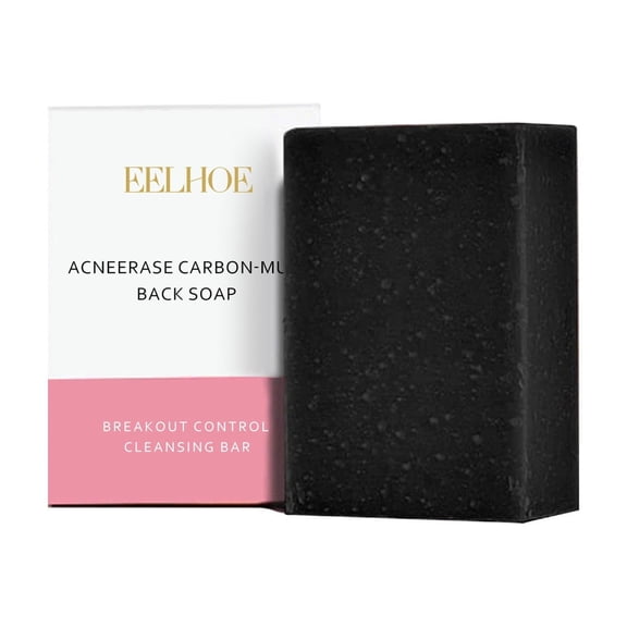 Yatlte Charcoal Black Soap Bar for Eczema, Psoriasis, Face, Body, Men Women Teens with Oily Skin