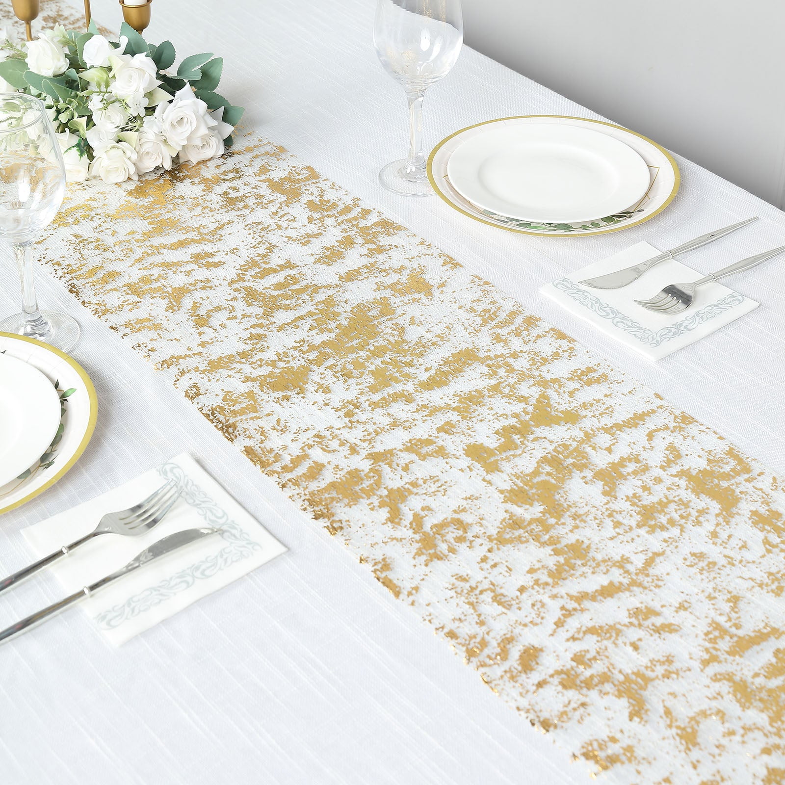 Gold Confetti Paper Table Runner – Found by J