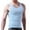 Blue, variant on Mlzmgr Athletic Tank Top for Men Crew Neck Sleeveless Shirts Solid Color Ice Silk Comfy Workout Gym Tanks