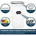 thumbnail image 4 of Airtight Food Storage Containers with Lids, 36 Pieces BPA-Free Plastic Kitchen and Pantry Organization Containers for Cereal, Flour and Sugar, 4 of 7