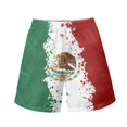 thumbnail image 4 of Binienty Men's Board Shorts Swim Trunks With Distressed Mexican Flag Pattern - Lightweight for Beach Vacations and Summer Surfing, 4 of 10
