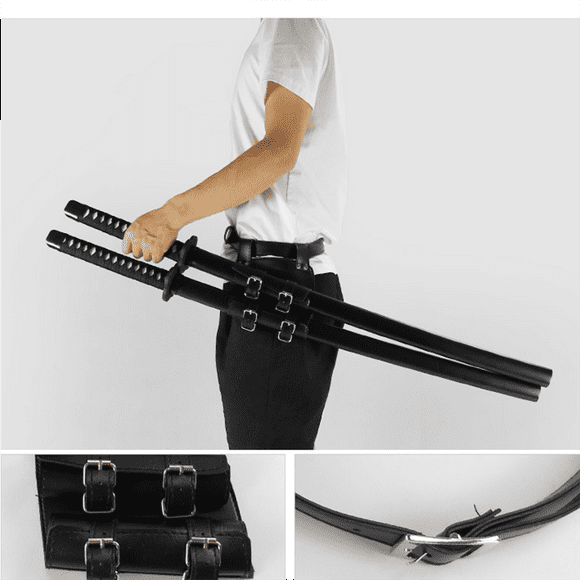 Medieval Sword Holder Belt Waist Sheath Adult Men Larp Warrior Armor Cosplay Leather Buckle Strap
