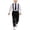 Navy, variant on Pandaie 2-16T Boy Thicken Suits Boys Gentleman Wedding Outfit Dress Shirt with Bowtie Suspender Pants for Fall Winter Formal Occasion Red,2-3 Years