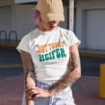 thumbnail image 2 of Not Today Heifer, Cow Lover or Farmer Themed Quote, Groovy Retro Wavy Text Merch Gift, Tan T-Shirt, Small, 2 of 5