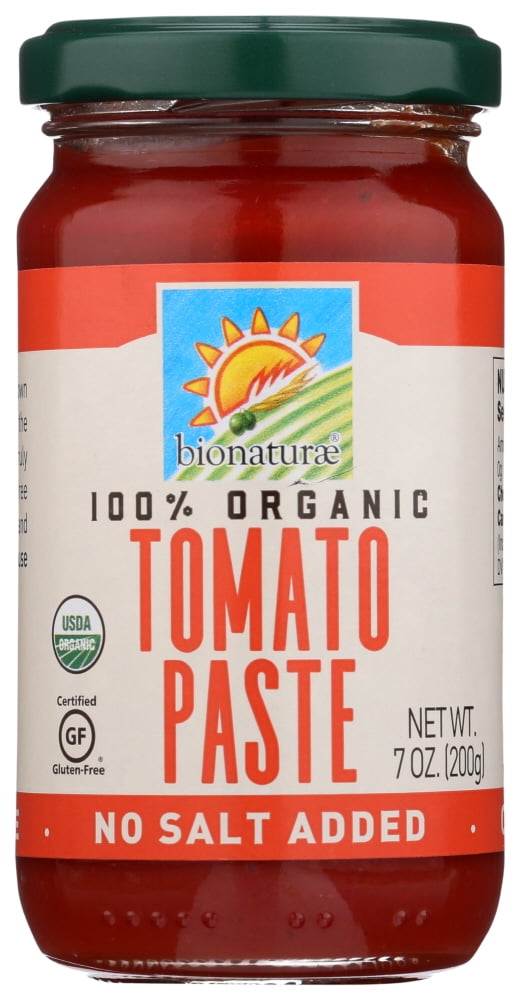 (12 Pack) Bionaturae Tomato Paste Organic. 7 Oz - Walmart ...
