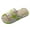 Green, variant on Kids Open Toe Home Slippers Anti-Slip Indoor Cute Boys Girls Slip on Shoes Soft Comfy Slides