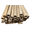 Beige, variant on 6 Feet Long Natural Thick Bamboo Poles (1.5in - 2in Wide) Pack of 2