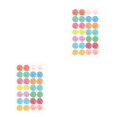 thumbnail image 2 of heritaly 4 Pieces Reinforcement Labels Repair Subsidy Strong Viscosity Doughnut Shape Small Hole Stickers Set for Recipes Binders Halo Dyeing 2Set, 2 of 6