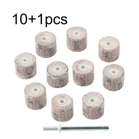 

10+1pcs 80-600Grit Flap Wheel Disc Sanding Drill Abrasive Sandpaper Polishing