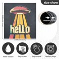 thumbnail image 5 of Yayeee Magnetic Dishwasher Cover for The Front Decoration Home Kitchen Machine Sticker Protector, Red UFO, 5 of 6