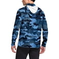 thumbnail image 4 of Hoodies for Men UPF 50+ Sun Protection Hoodie Long Sleeve Fishing Hiking Camouflage Shirt with Face Mask L, 4 of 7