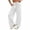 White, variant on Oksale Wide Leg Sweatpants Women Petite Casual Elastic Drawstring High Waisted Sweat Pants with Pockets Loose Fit Soft Cozy Track Pants Pink M