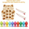 thumbnail image 2 of Juego de pesca magnético de madera, juegos para niños de 2 años, rompecabezas Montessori de madera para el desarrollo del bebé., 2 of 5