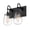 Satin Black, variant on Sonneman 4287 Chelsea 12-Inch Wide 2 Light Bathroom Vanity Light - Black