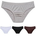 thumbnail image 6 of Ice Silk Briefs Mens Low-rise Underwear Breathable Underpants, 6 of 9