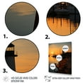 thumbnail image 3 of Designart "Maritime Solace at the Port III" Nautical & Beach Floater Framed Canvas Wall Art, 3 of 7