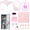 Pink, variant on MoKo Locker Accessories Kit, 16Pcs Cute Locker Decor Accessories Set Includes Magnetic Locker Mirror, Whiteboard, Hooks, Magnets, Pen, Comb and Eraser, Supplies, Office, White