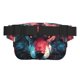 thumbnail image 3 of Fotbe Red Flame Wolf Head Cangurera Cuadrada con Estampado de Doble Capa, Bolsa de Cintura Ajustable Mini para Hombres y Mujeres, 3 of 9
