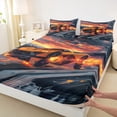 thumbnail image 3 of Castle Fairy Kids Teens Car Bed Sheets,Speed Race Car King Sheets, 3 of 7