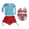 thumbnail image 1 of Mujer Bikini Set Ligero de cuatro piezas Traicio de baño de cuatro piezas para las vacaciones en la piscina del club L, 1 of 8