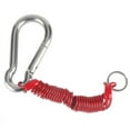 thumbnail image 2 of 4X Trailer Spring Rope Safety Buckle,Zip 4 Foot Breakaway Cable 80-01-2140 (Red),4 x spring rope 4 x spring hook 4 x ring,Red, 2 of 8