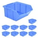 thumbnail image 3 of 10x Recipientes Apilables Colgantes Para Tiendas Pasatiempos Llave Inglesa Destornilladores Azul Sunnimix Contenedores de almacenamiento de garaje, 3 of 8