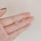 thumbnail image 1 of Mini pendientes de tuerca para mujer, corazón, estrella, mariposa, dinosaurio, hélice, cartílago, Tragus, lóbulo, oreja, Piercing, joyería, 1 of 4