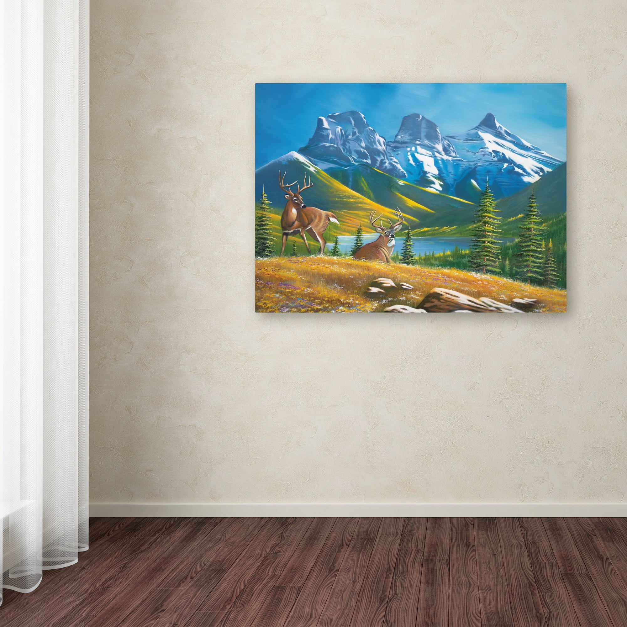 Trademark Fine Art 'Buck Country 2' Canvas Art by Geno Peoples