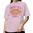 thumbnail image 2 of Sweet Tea Girl Women's T-shirt - Light Pink, 2 of 3