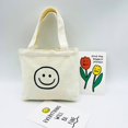 thumbnail image 1 of Canvas Bag Shoulder Handbag Large Capacity Tote Bag Student Book Class Messenger Bag, 1 of 6