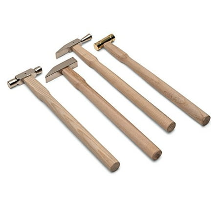 

Set of Four (4) Detail Hammers | Each Handle is 9 Long | Heads 1-1/2 to 2-3/4 | Perfect for Delicate Work | Good Quality Value Priced