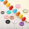 thumbnail image 6 of Uxcell 19mm Plastic Book Binding Discs Discbound Expansion Discs Plating Round Binder Rings, Rose Gold 22 Pack, 6 of 6