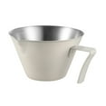 thumbnail image 7 of Shoreew Espresso Measuring Cups 100ml Stainless Steel Coffee Cup with Curved Handle V-Shaped Spout Coffee Brewing Pitcher for Espresso Machine Milk Cup, 7 of 7