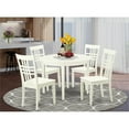 thumbnail image 6 of Atlin Designs 5-piece Dining Table and Chair Set in Linen White, 6 of 6