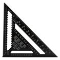 thumbnail image 2 of Règle Carrée en Forme de Triangle en Alliage d'Aluminium Outil de Mesure pour Projets de Construction et de Transformation, 2 of 7