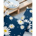 thumbnail image 3 of Outdoor Throw Pillow Cover Rustic Daisy Farmhouse Blue Back Waterproof Cushion Covers 2 Pack Watercolor Wave Point Pillow Cases Home Decoration for Patio Garden Couch Sofa, 3 of 7