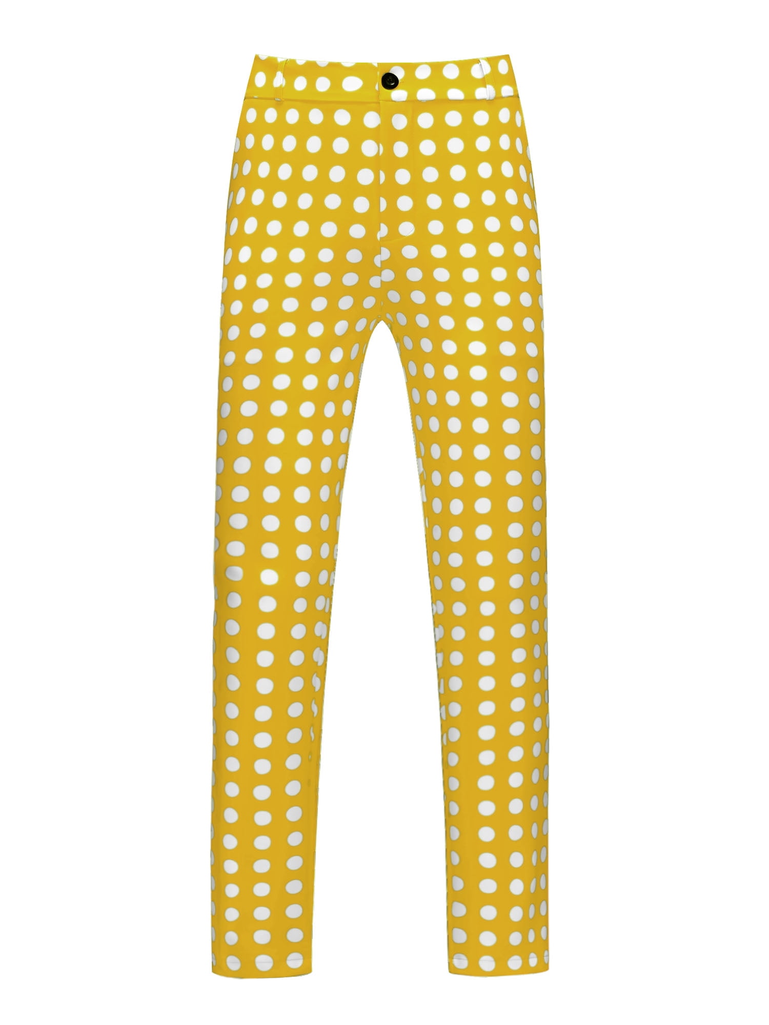 Unique Bargains Men's Polka Dots Dress Pants Regular Fit Unique Bargains Men's Polka Dots Dress Pants Regular Fit