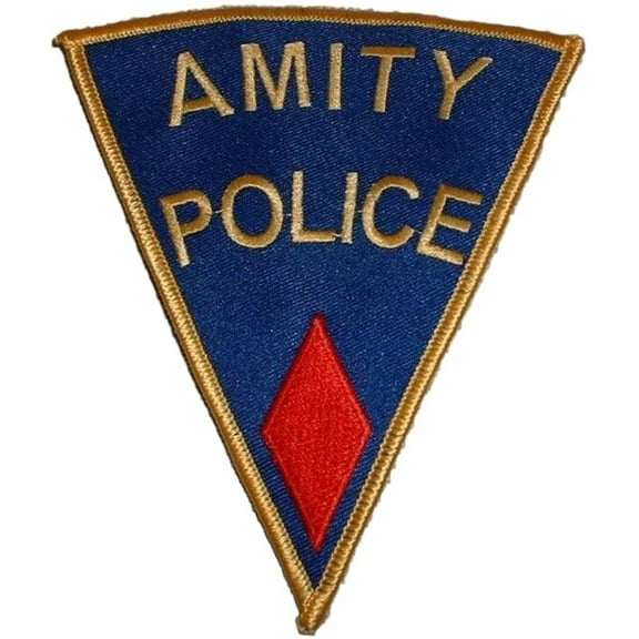 JAWS Movie Cosplay Shoulder Logo Red Patch