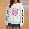 thumbnail image 1 of Demon Pop Hunters Movie Sweatshirt, Rumi,Mire Zoeyy Kids Long Sleeve Sweatshirt,Saja Boys, Huntrix Tshirt, Gift for Fans, 1 of 4