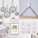 thumbnail image 3 of 100pcs Invisible Nail Screws Wall Hooks No Trace Picture Hangers Non-mark Hook,20x42mm, 3 of 5