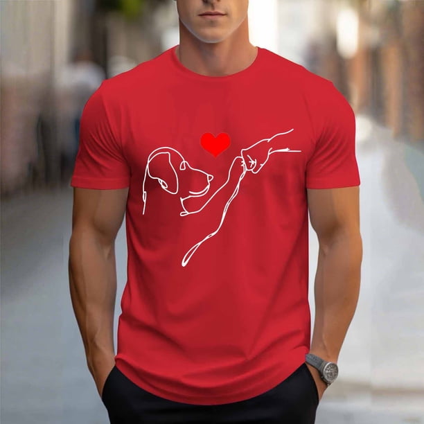 Tops para hombre, blusas y camisas de cuello redondo y manga corta para hombre, blusas casuales de cuello redondo con estampado de moda para hombre, blusas de cuello redondo y manga corta, camisas par