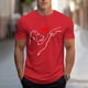 thumbnail image 1 of Tops para hombre, blusas y camisas de cuello redondo y manga corta para hombre, blusas casuales de cuello redondo con estampado de moda para hombre, blusas de cuello redondo y manga corta, camisas par, 1 of 6