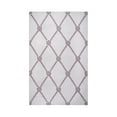 thumbnail image 1 of Geometric Lattice Indoor/ Outdoor Area Rug, 6' x 9', Ivory, 1 of 9