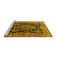 thumbnail image 2 of Ahgly Company Machine Washable Indoor Rectangle Persian Yellow Traditional Area Rugs, 2' x 5', 2 of 4