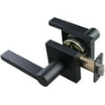 thumbnail image 6 of Miseno Mlk4022 Lorton Flat Bar Passage Door Lever Set - Bronze, 6 of 7