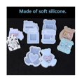 thumbnail image 4 of Silicone Mold Type 5-piece Set Interior Diy Handmade Pendant Keychain Ornament Resin Mold Decoratio, 4 of 4