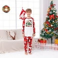 thumbnail image 2 of HAiming Ensembles de Pyjamas de Noël pour la Famille Arbre à Carreaux Confortables Manches Longues Col Rond Tenues de Festival Imprimées pour Fête, 2 of 8