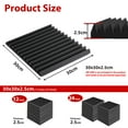 thumbnail image 5 of 48 Pack Acoustic Panels for Walls, 1" x 12" x 12" Wedge Sound Absorbing, Foam Noise Canceling for Studio Recording, Home Office, 5 of 12