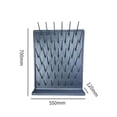 thumbnail image 5 of S SERENABLE Lab Drying Rack Countertop Lab Drying Draining Rack for Laboratory Glassware Gray, 5 of 5